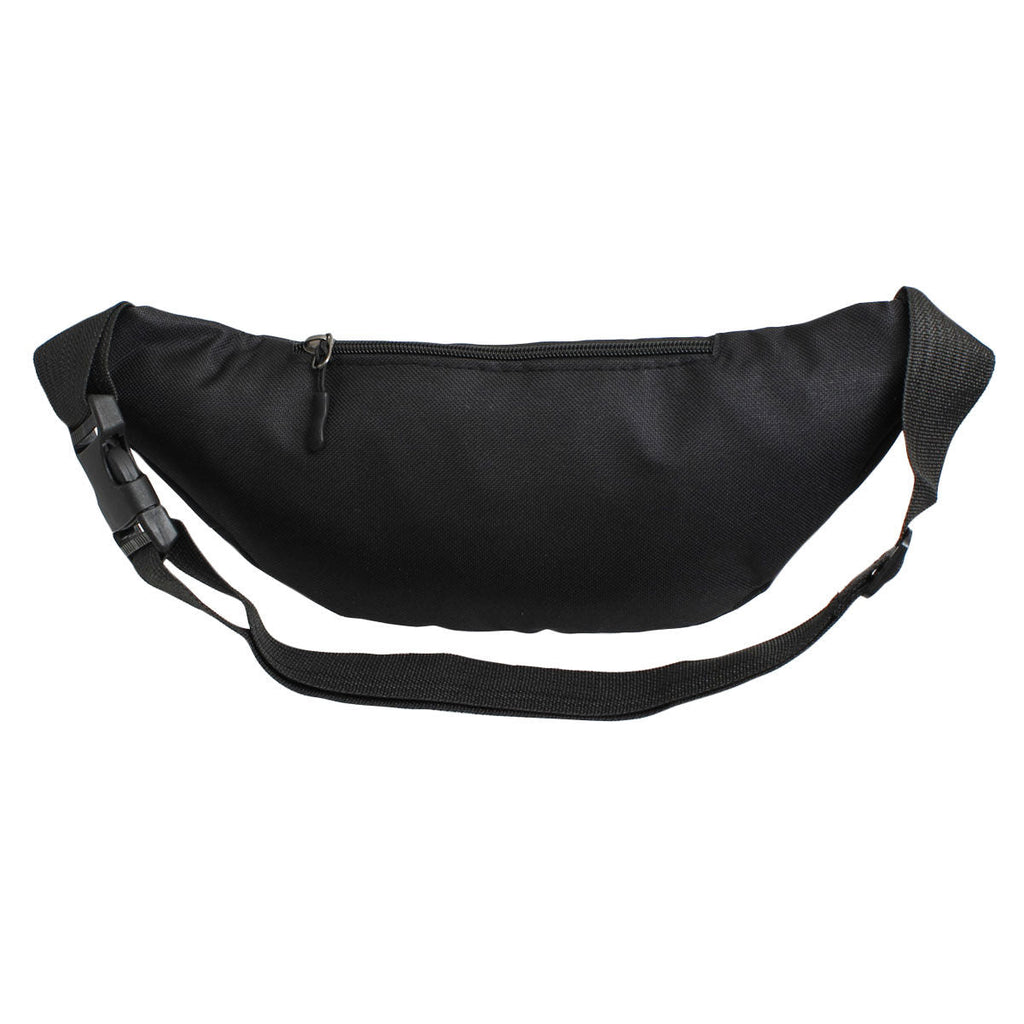 Fashionable Black Fanny Pack with Afro Rhinestone Detail for Women