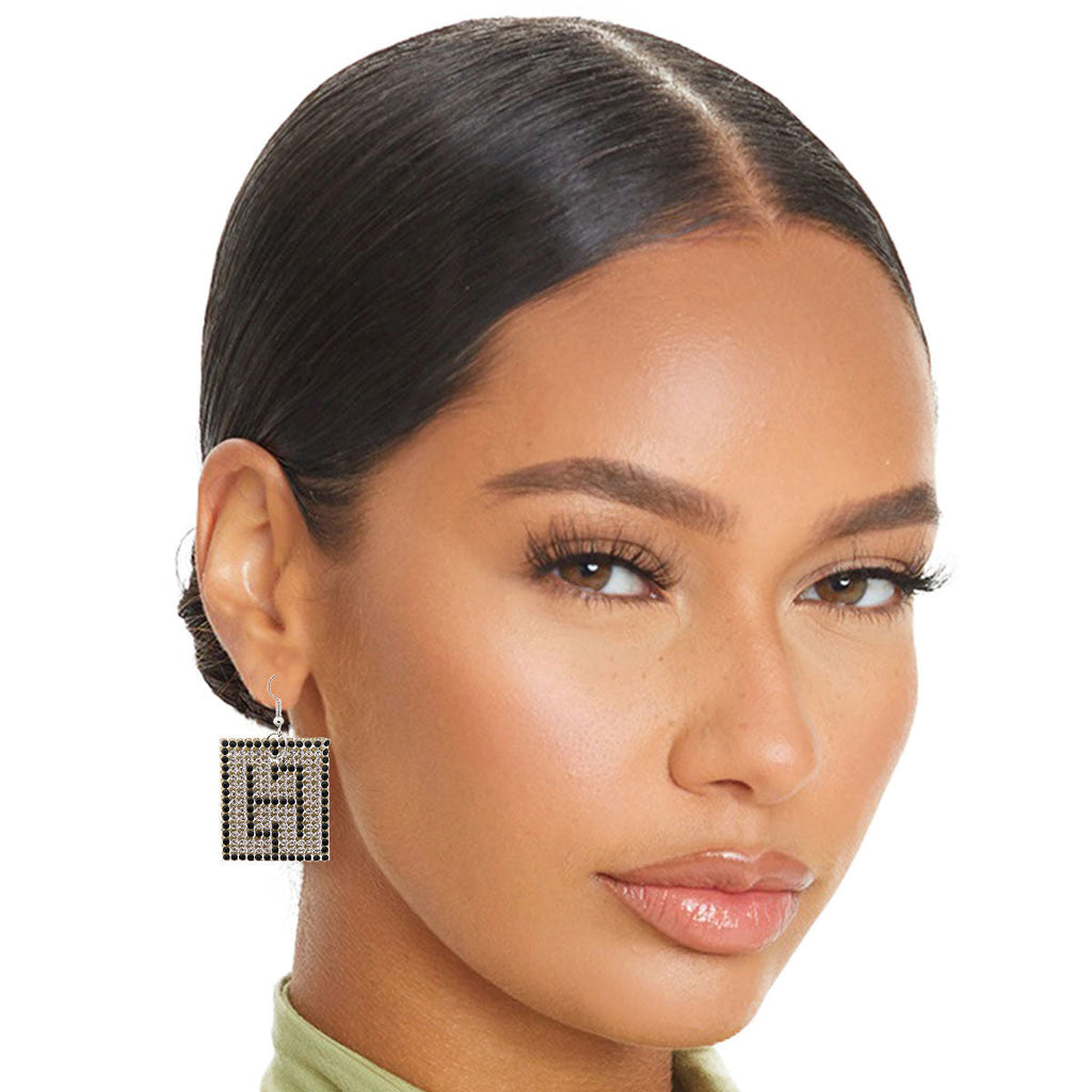 Reversible Earrings Sleek Silver Stylish Statement Jewelry