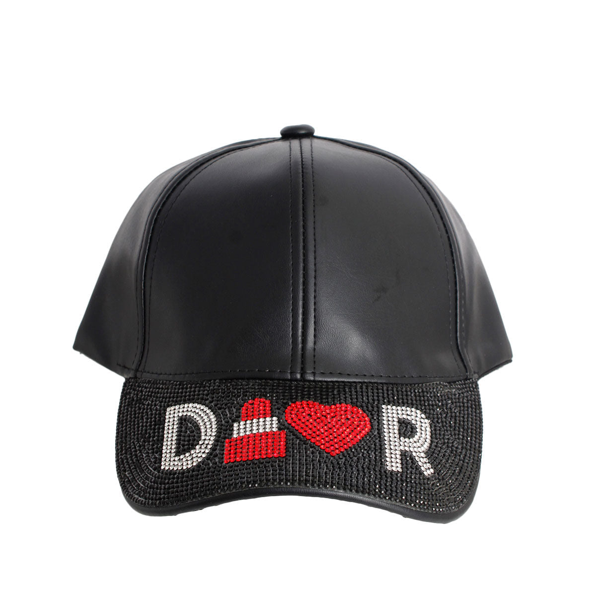 Visor Hat Black Designer Stylish Casual Accessory