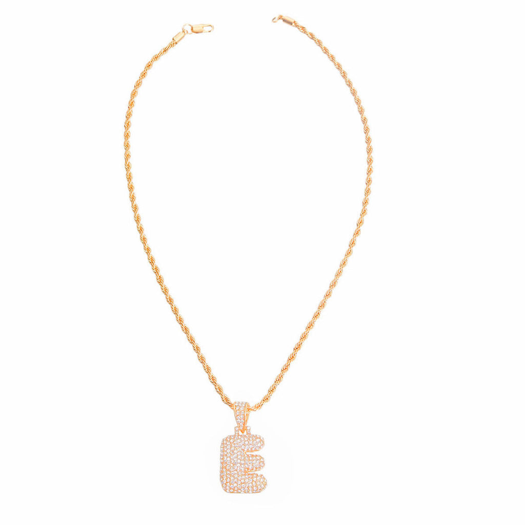 Initial E Necklace Stylish Fashion Jewelry Accessory