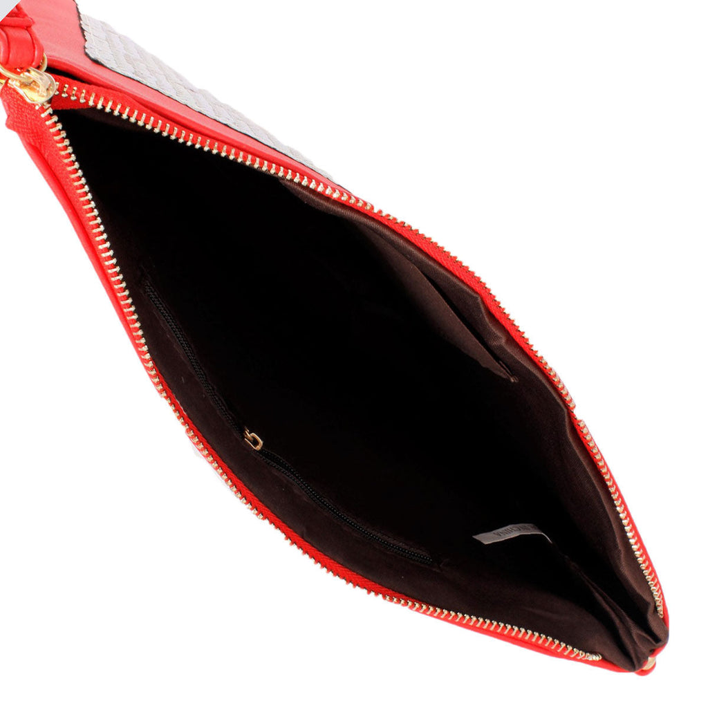 Fashion Handbag Red Sequin Clutch Stylish Statement Accessory