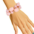 Bead Bracelets Light Pink Marbled Stylish Casual Jewelry Accessories