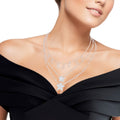 Layered Silver Star Necklace Set 3-Layer Dainty Chain Stylish Jewelry