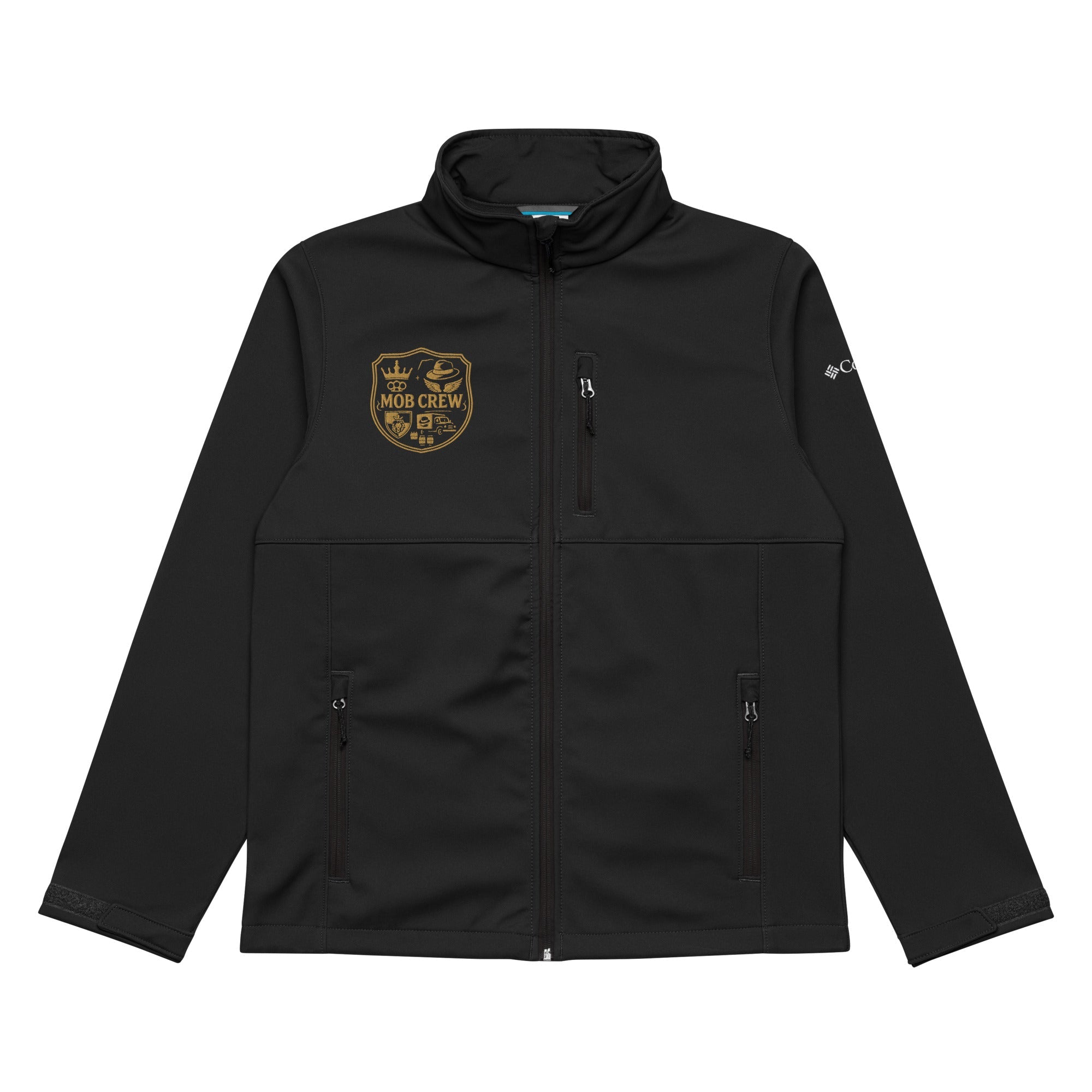 Mob Crew Columbia Jacket - Soft Shell Performance with Stylish Crest